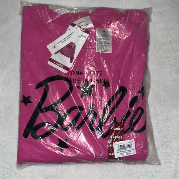BARBIE crewneck sweater NWT XL - Picture 2 of 3